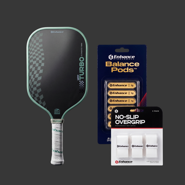 MPP Turbo + No-Slip Overgrips + Balance Pods Bundle - Elongated