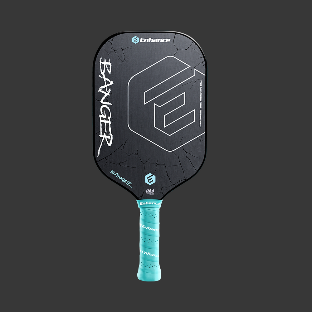 Enhance Pickleball Banger Pickleball Paddle, Best Paddle for Power & Hand Speed, Carbon Fiber Racket w/Foam-Infused Handle & Edgeless Design for Enhance Pickleball Banger Pickleball Paddle, Best Paddle for Power & Hand Speed, Carbon Fiber Racket w/Foam-Infused Handle & Edgeless Design for