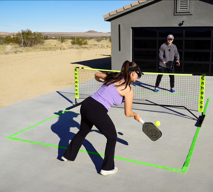 Home Game Advantage: Enjoy the convenience of honing your pickleball game at home.